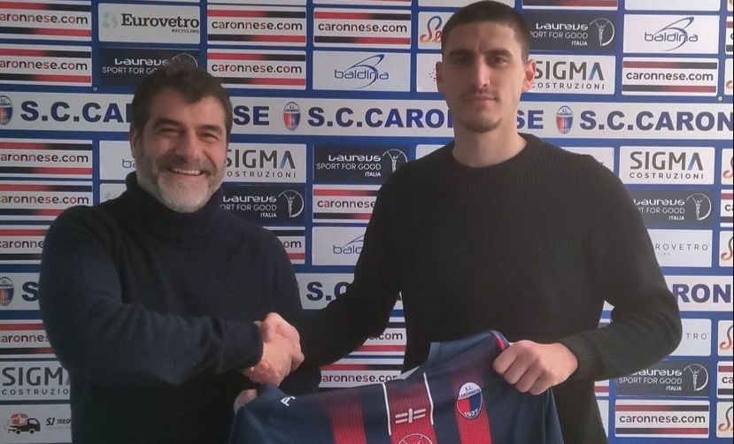 Eccellenza/Già in gol in Coppa Italia, la Caronnese lo presenta ufficialmente: ecco Santagostino Bietti