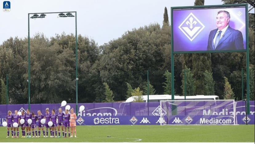 La Figc femminile ricorda Joe Barone prima di Fiorentina-Inter: commozione al Viola Park