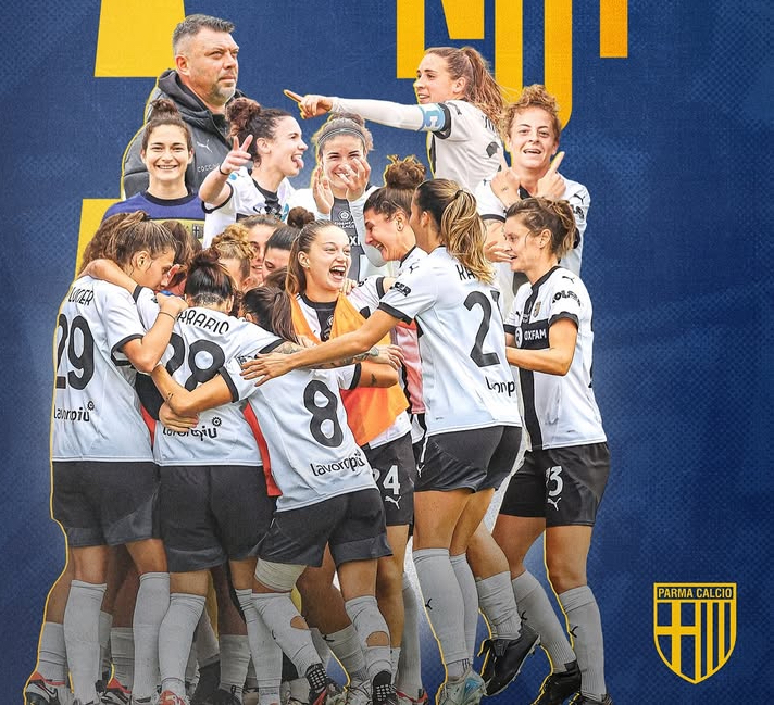 Dopo la Ternana, è festa anche per il Parma Women: le gialloblu tornano in Serie A dopo due stagioni